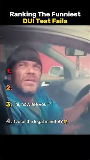 Ranking The Funniest DUI Test Fails 👮‍♂️🤪 #funny