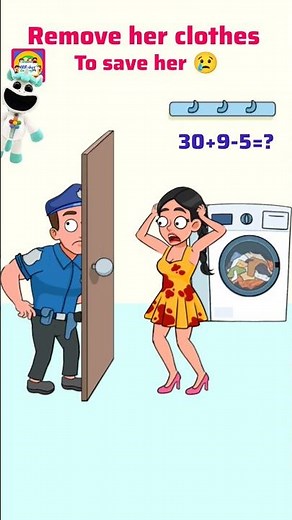 Crime story dop fun game | remove her clothes to save her funny meme