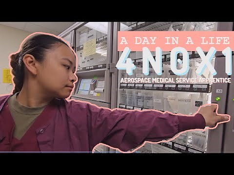 A Day in a Life of a 4N0X1 : Aerospace Medical Service Apprentice
