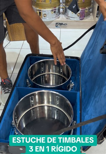 Estuche para Timbales 3 en 1: Comodidad y Práctica