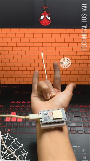 I Built a REAL Spider-Man Web Shooter using Python & OpenCV! 🕷️🕸️🤯
