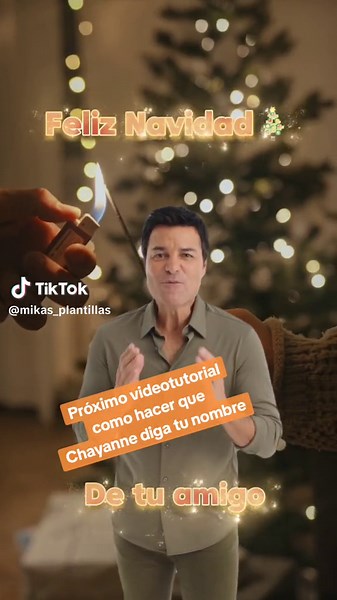 Tutorial CapCut: Chayanne Feliz Navidad ¡Hola amigas!