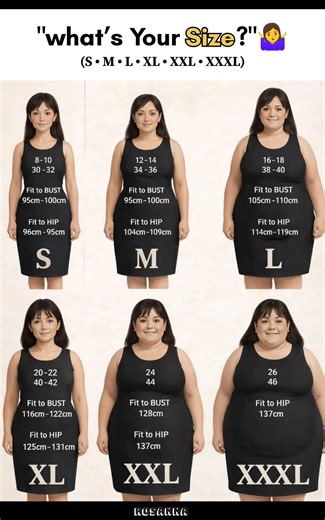 How to Find Your Perfect Dress Size 🤷‍♀️| Women Size Guide (S–XXXL)#womensfashion#dresssizeguide
