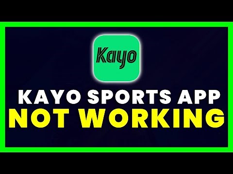 Kayo App Not Working: How to Fix Kayo Sports App Not Working