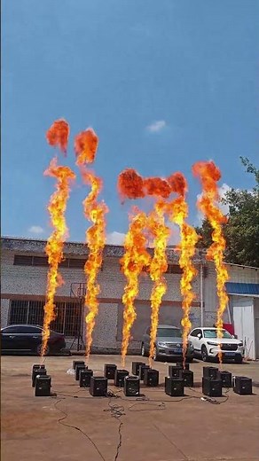 🔥 Unleash the Fire — Meet the Astonishing PF-800 Flame Machine! #mokasfx #flame #specialeffects