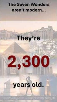 Seven Wonders of Ancient World #history #ancienthistory #sevenwonders