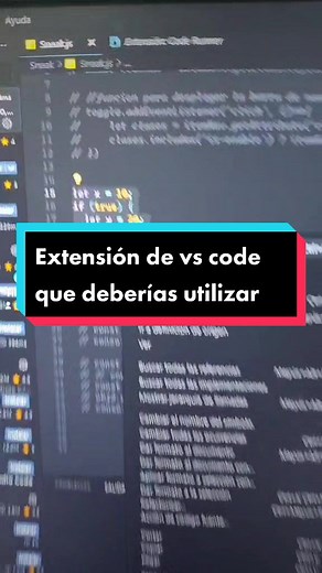 Deberías instalar esta extensión en vs code #software #programacion #desarrollodesoftware #frontenddeveloper #developer #desarrolloweb #programador