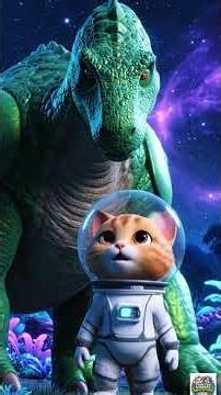 Cat Astronaut vs Dinosaurs – Episode 4 | The True Danger Awakens 🐱🚀🦖 #CatAstronaut #dinosaurworld