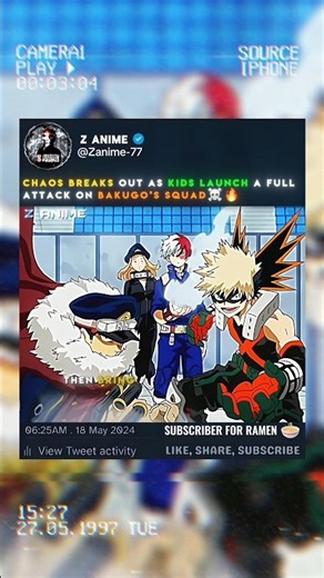 Kids Attack On Bakugo And Todoroki's Squad 🥶🔥 #myheroacademia #mha #anime #animeedit