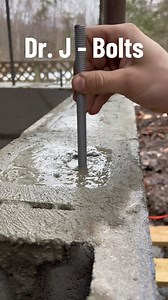 20K views · 143 reactions | How to install j-bolts. #construction #tools #work #carpentry #realestate #DIY #tutorial #entrepreneur | WINNI | Facebook