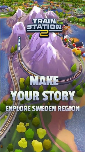From Quarries to Stockholm. Explore Sweden in TrainStation 2 #trainsimulator #train #traingame