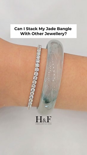 Can I stack my jade bangle with other jewellery? 🤔 If you need a jade bangle wax & polish service or just want to come into to pick the right jadeite jade jewellery for you, DM us or book an appointment on our website to come visit our store! ✅ We only sell real type A jadeite jade, free from any chemical or treatment! We'll help you answer any questions you have about our jade jewellery without being pushy ❤️ #hnfjewellery _ _ _ _ _ _ _ _ _ _ _ _ _ _ NOW OPEN! Pacific Mall: Unit E39 and E57 43