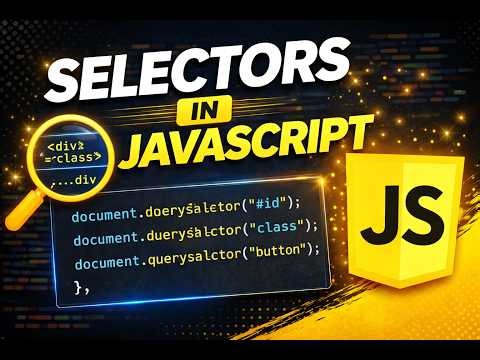 Selector in Java script | Part-4 | lycronic coding | DOM Selection Made Easy