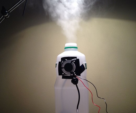 Easy Homemade Ultrasonic Humidifier for Less Than 10$