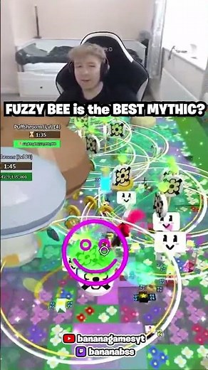 FUZZY BEE is the BEST MYTHIC BEE? (Bee Swarm Simulator)