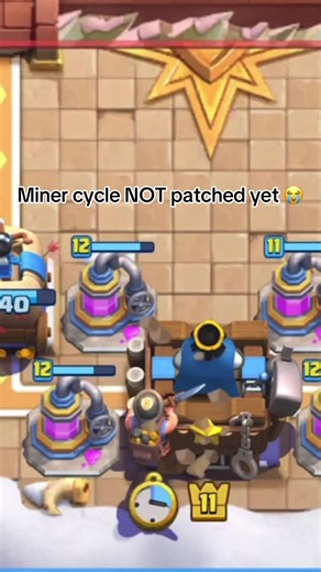 Pls nerf miner cycle #clashroyale #clashroyalememes | Clash Royale