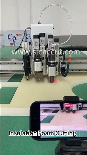 Insulation foam Cutting #oscillatingknifecuttingmachine #digitalcutter