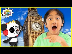 Learn Big Ben for Kids | Famous Landmarks around the world with Ryan's World - Videos For Kids
