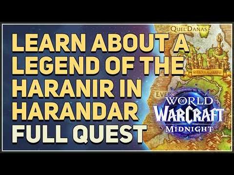 Learn about a Legend of the Haranir in Harandar WoW Quest