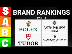 Ranking luxury watch brands by how well they hold their value (part 2)