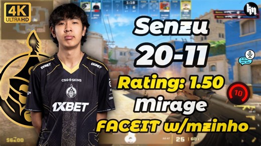 Senzu和mzinho双排欧服天梯 (荒漠迷城) | 均分3028 | 2025.11.25 | CS2 PO