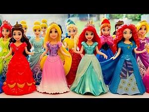 Disney Princess Figure Unboxing - Elsa, Rapunzel, Bella, Ariel, Anna