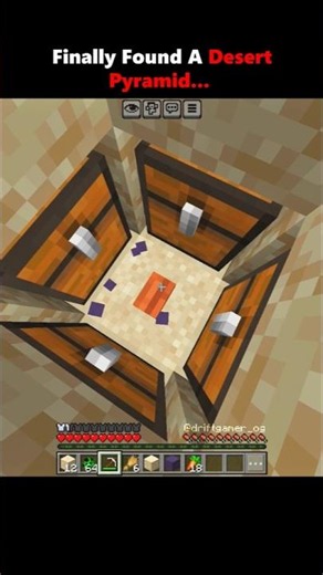 Finally found a dessert pyramid... #minecraft #shorts
