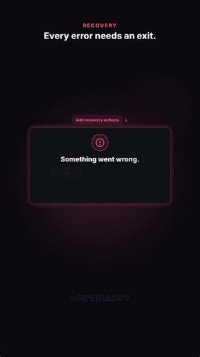 Error Design Tip #tips #design #coding #latest #frontendcourse #css #trending #shortsvideo #shorts