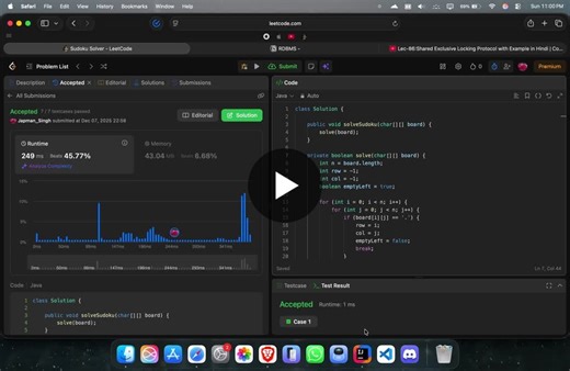 #dsa #leetcode #sudokusolver #backtracking | Japman Singh