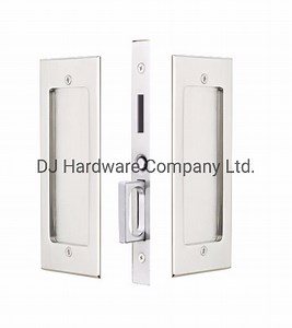 [Hot Item] Pocket Door Locks for Double Pocket Doors Passage Privacy Keyed Dummy Sliding Lock