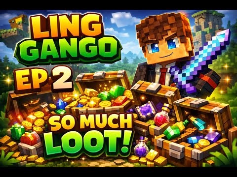 Ling Gango Ep.2- Iron boss again..SO MUCH LOOT! (Minecraft modded survival lets play)