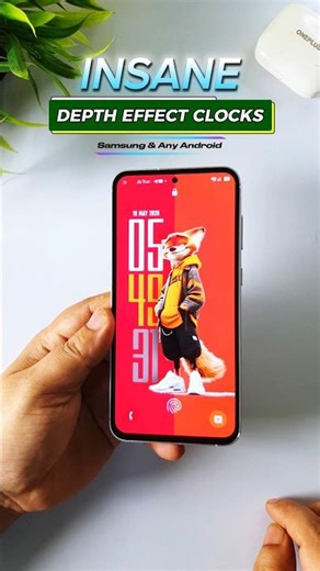 INSANE Lockscreen Depth Effect CLOCKS Style Samsung, Vivo, Opp Etc