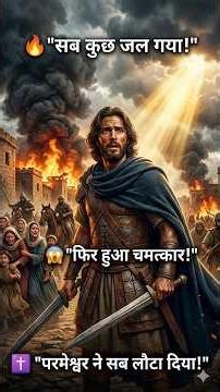 David lost everything... then God restored it all! 😱🔥 | Bible Story #shorts #viralvideo #bible