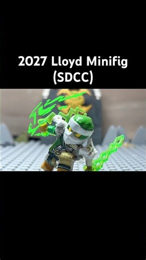 I got the 2027 Lloyd Minifigure early 🔥🐉 #lego #ninjago #stopmotion #sdcc