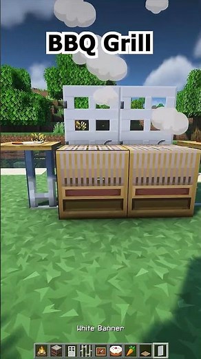 Minecraft BBQ Grill😱#minecraft #shorts