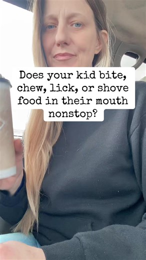 All behavior is communication! chewing, licking, or biting isn’t defiance 🫦💥 It’s your child’s way of meeting a sensory need. Support it, and the chaos drops. Follow for more real, practical ways to help sensory kids thrive! #sensoryissues #sensorysupport #oralsensoryseeker #sensoryactivities #sensorymom