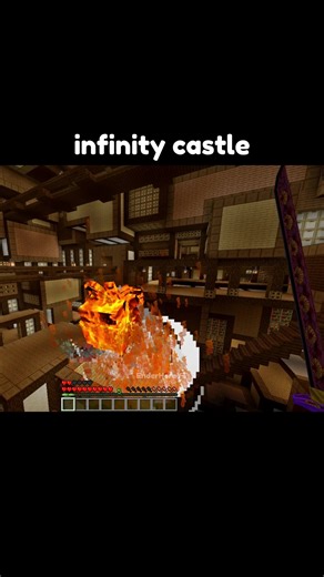 Exploring the Infinity Castle in Minecraft