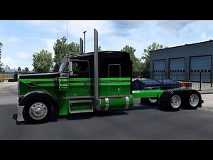 ATS Advanced Skinning Part 3) Making a Custom Striped Paint Job for Jon Ruda's W900 From Scratch!