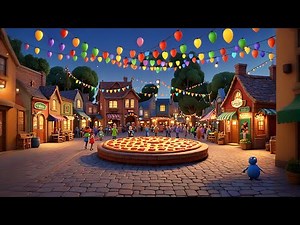 Pizza Pizza, Spin Around — Cheesy Fun Rhyme! | Kids Dance Song | Silly Pizza Adventure