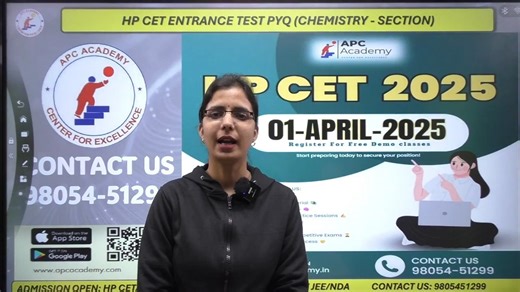 10K views · 61 reactions | HP CET 2025 Preparation _ Key Concepts & Practice Questions _ Best Strategy for Exam #hpcet #hpu | APC Academy | Facebook