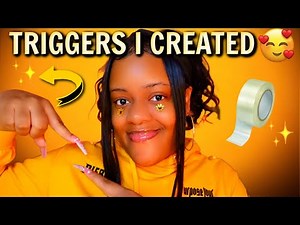 ASMR Triggers I Created That You LOVEEE 💕🫶🏽✨(Reverse, Sticky Tape, Smearing..etc ♡)