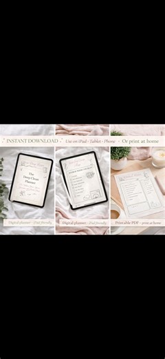 Deep Clean Planner | Printable Cleaning Checklist | Digital Home Reset Planner | iPad & Print - Etsy