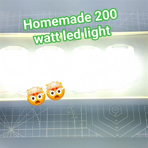 homemade 200 watt led light #DIY creative project #shorts