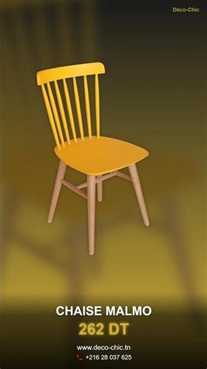 ✨ CHAISE MALMO | Déco Chic Tunisie