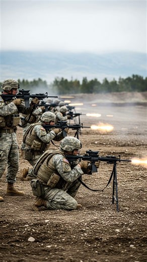 U.S. Army Soldiers Conduct Field Firing Exercise 🇺🇸💥