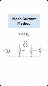 ElectricalMath on Instagram: "The mesh current method is an important circuit analysis tool. Let’s have a look at a worked example. Which is your preferred method? #electricalengineering #electronics #physics #circuits"