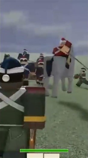 4 Line Infantry vs 6 Cavalry in a Line Battle