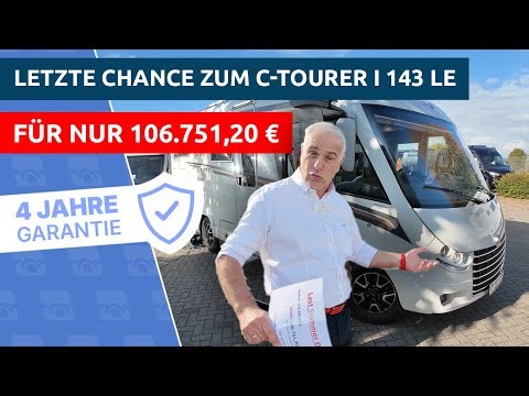 🚐 Buy the Carthago C-Tourer I 143 LE? 4-year warranty + top price €106,751.20 | Motorhomes NRW