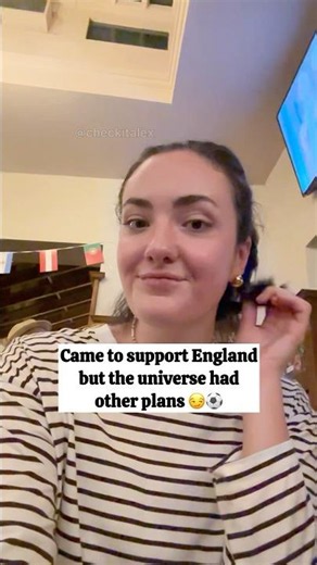 Came To Support England 👀 - Check It Alex 💛