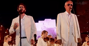 Andrea Bocelli and Josh Groban come together to sing ‘We Will Meet Once Again’